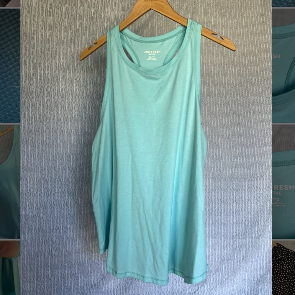 XL Joe Fresh Light Blue Women's Tank Top